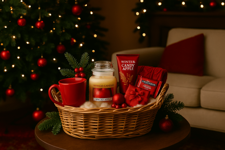Cozy Christmas Burr Basket Gift Guide